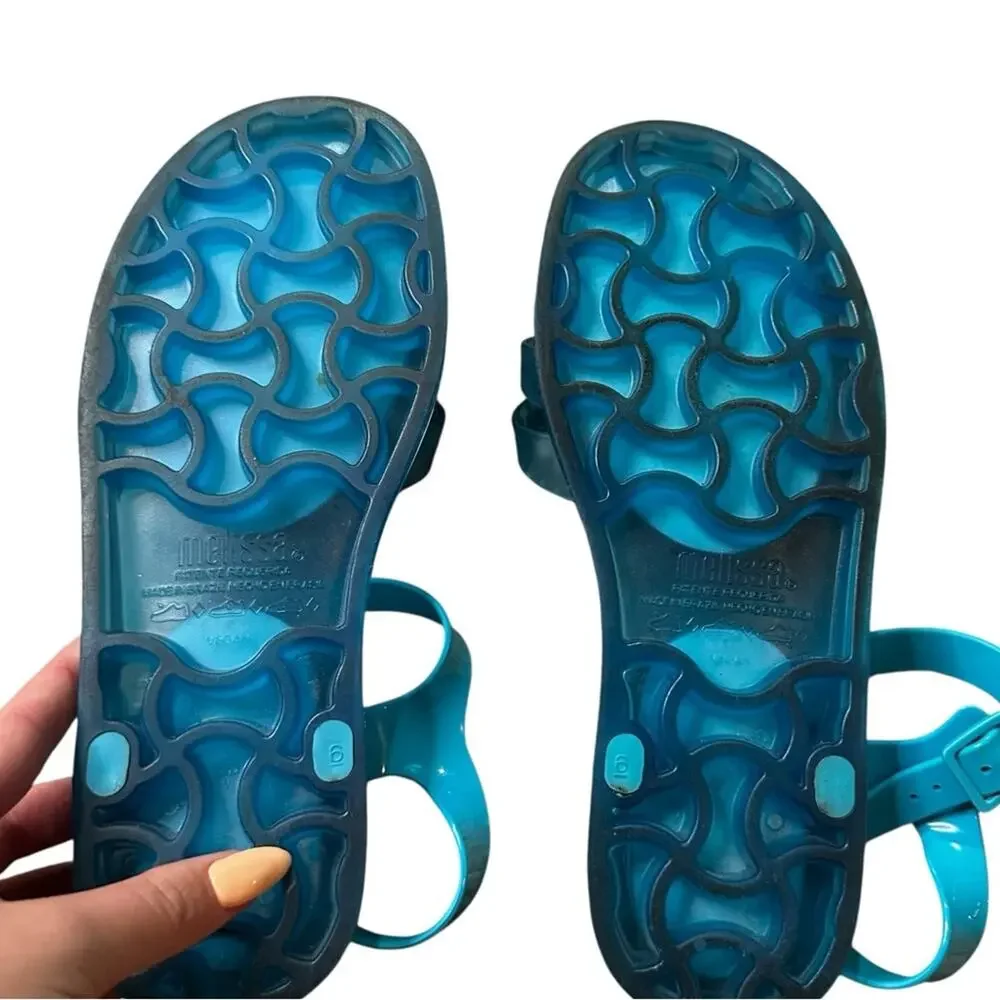 Melissa Blue Jelly Sandals